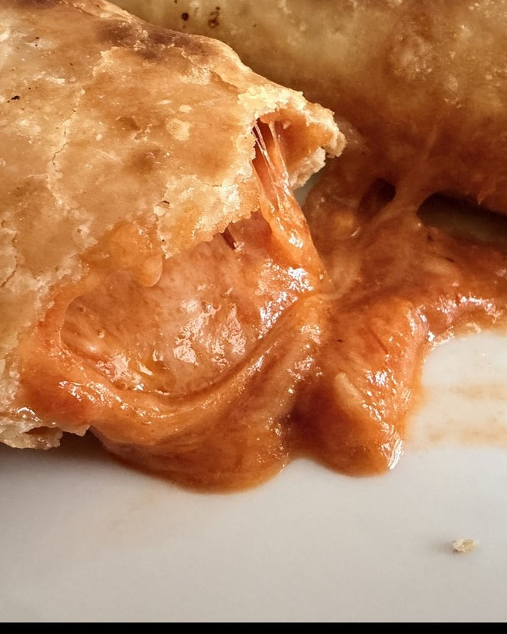 Detalle de empanada dorada y crujiente - Hoot & Bake